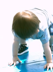 Boy on all Fours
